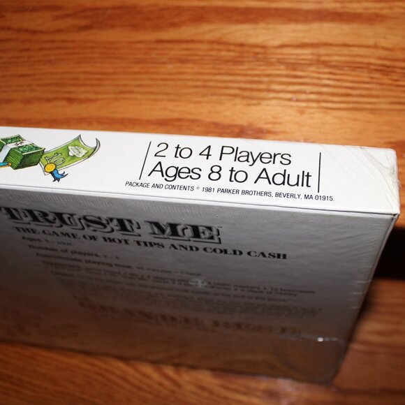sealed 1981 vintage TRUST ME Hot Tips & Cold Cash Board Game Parker Brothers - Picture 8 of 9